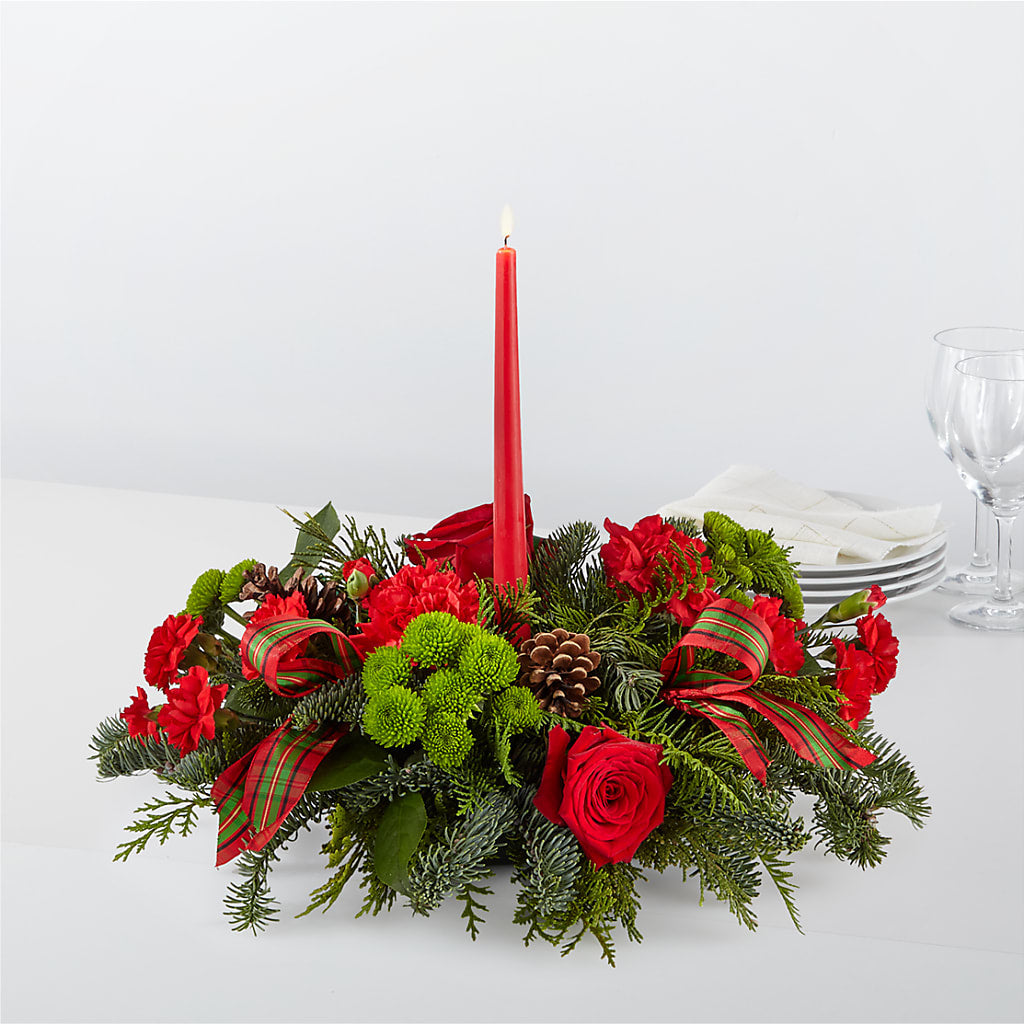 By the Candlelight Centerpiece – Rustic Daisy Floral, Pahrump NV