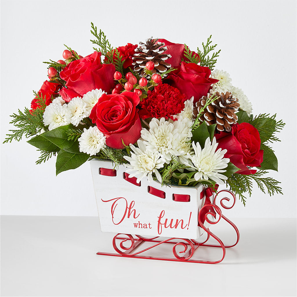 Sleigh Bells Bouquet – Rustic Daisy Floral, Pahrump NV