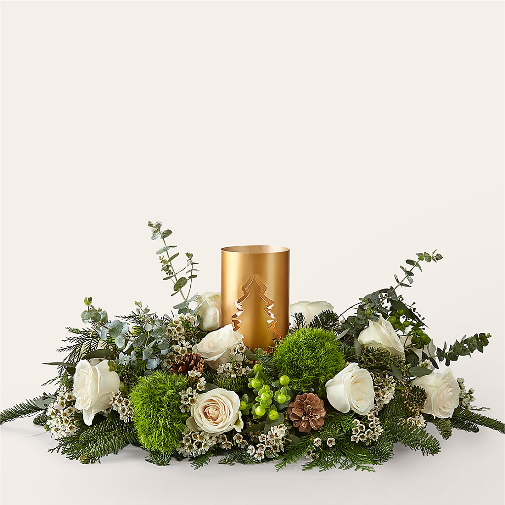 Chestnuts Roasting Centerpiece – Rustic Daisy Floral, Pahrump NV