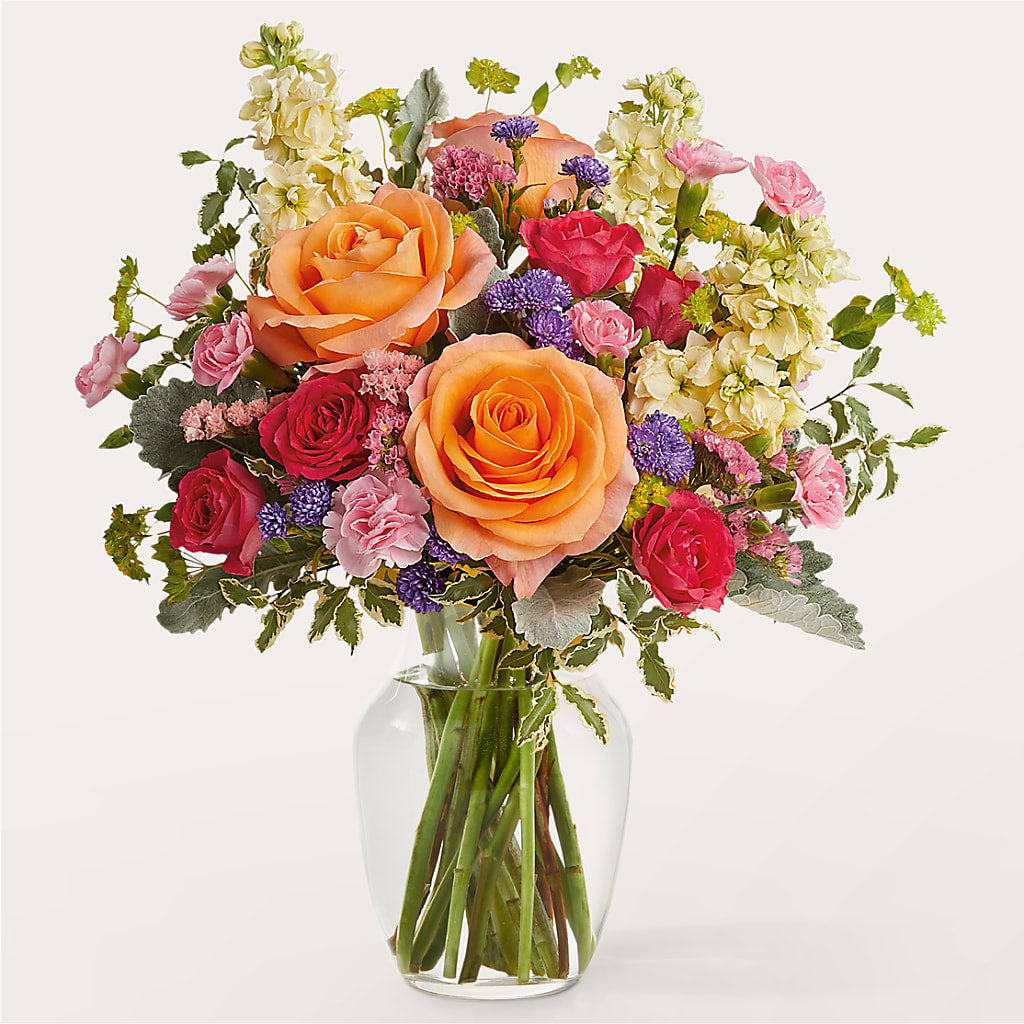 Tangerine Tango Bouquet – Rustic Daisy Floral, Pahrump NV