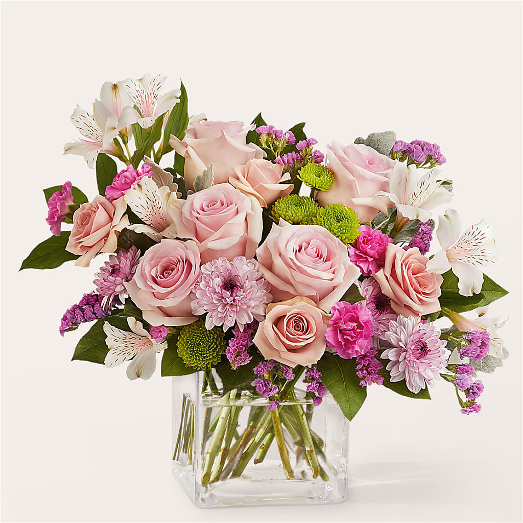 Pink Suede Bouquet – Rustic Daisy Floral, Pahrump NV
