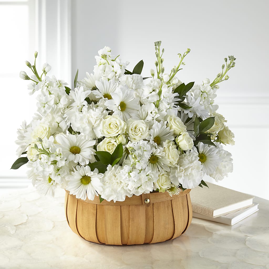 Graceful Garden Basket – Rustic Daisy Floral, Pahrump NV