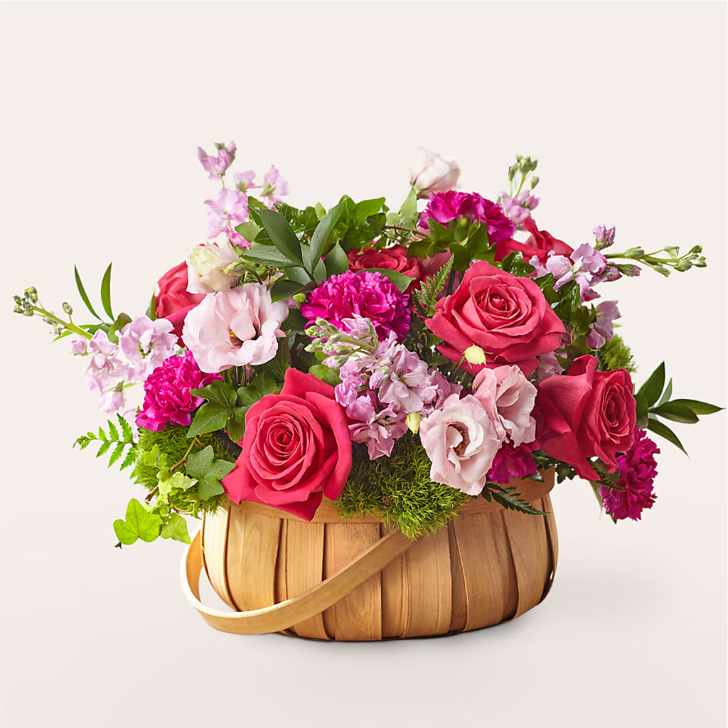 Radiance in Bloom Basket – Rustic Daisy Floral, Pahrump NV