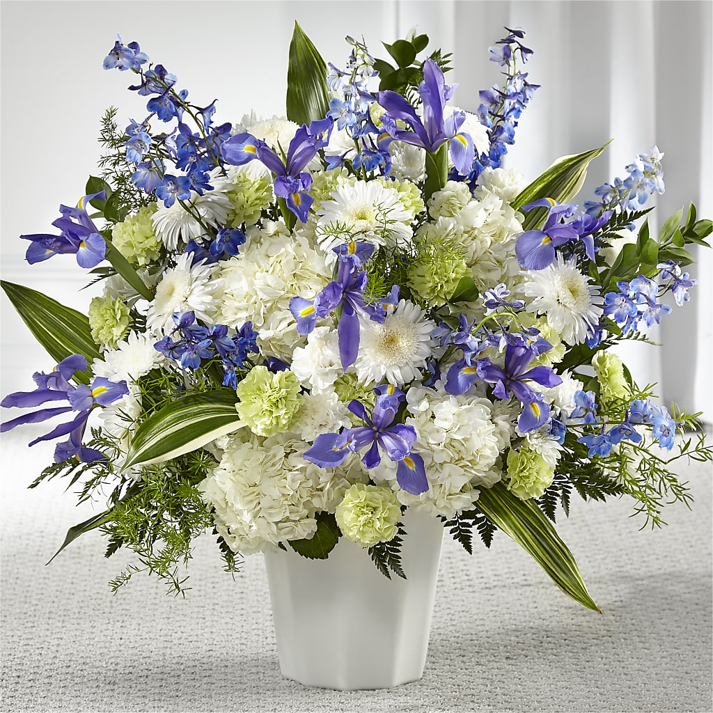 Soft Serenity Floor Basket – Rustic Daisy Floral, Pahrump NV