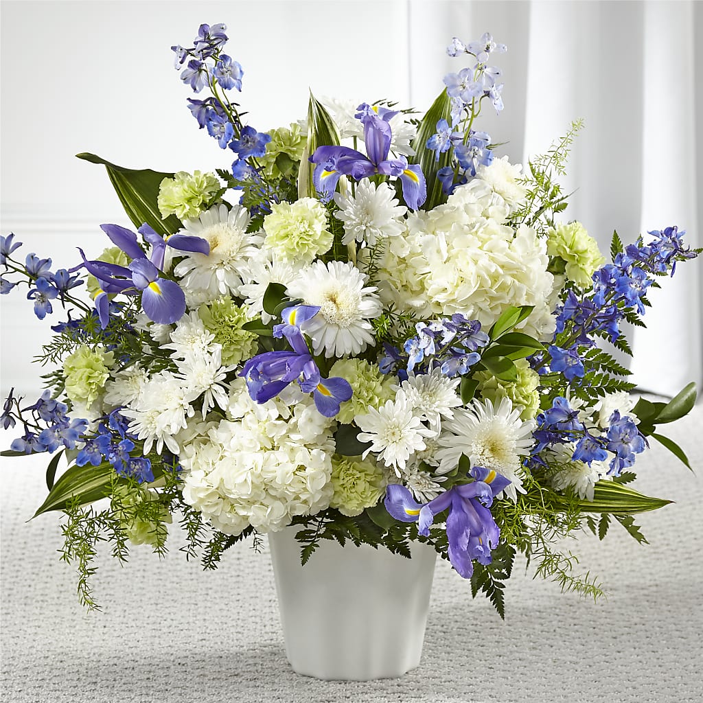 Soft Serenity Floor Basket – Rustic Daisy Floral, Pahrump NV