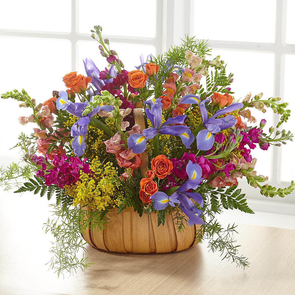 Garden of Life Basket – Rustic Daisy Floral, Pahrump NV