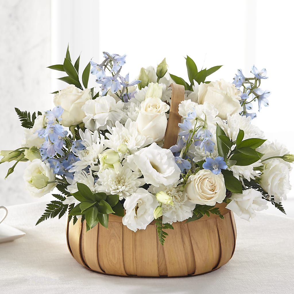 Sincerely Heartfelt Basket – Rustic Daisy Floral, Pahrump NV