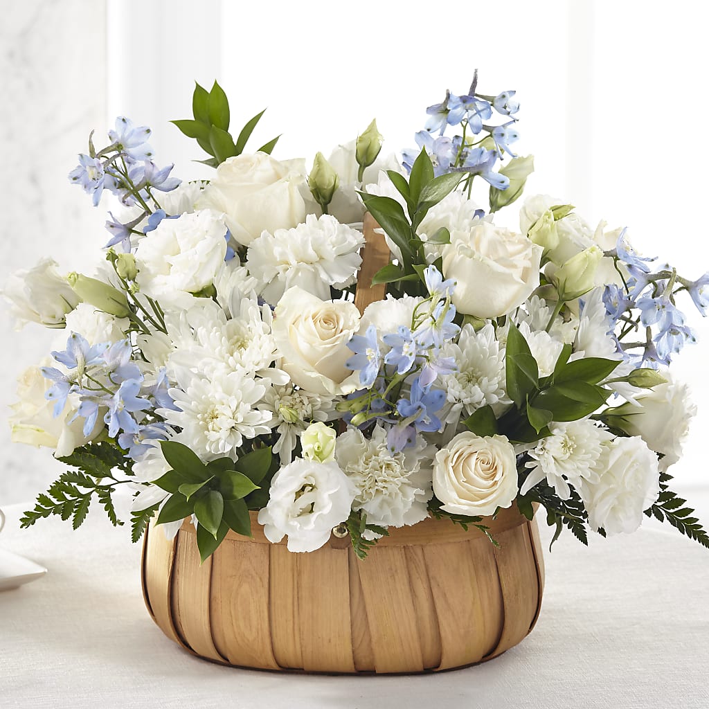 Sincerely Heartfelt Basket – Rustic Daisy Floral, Pahrump NV
