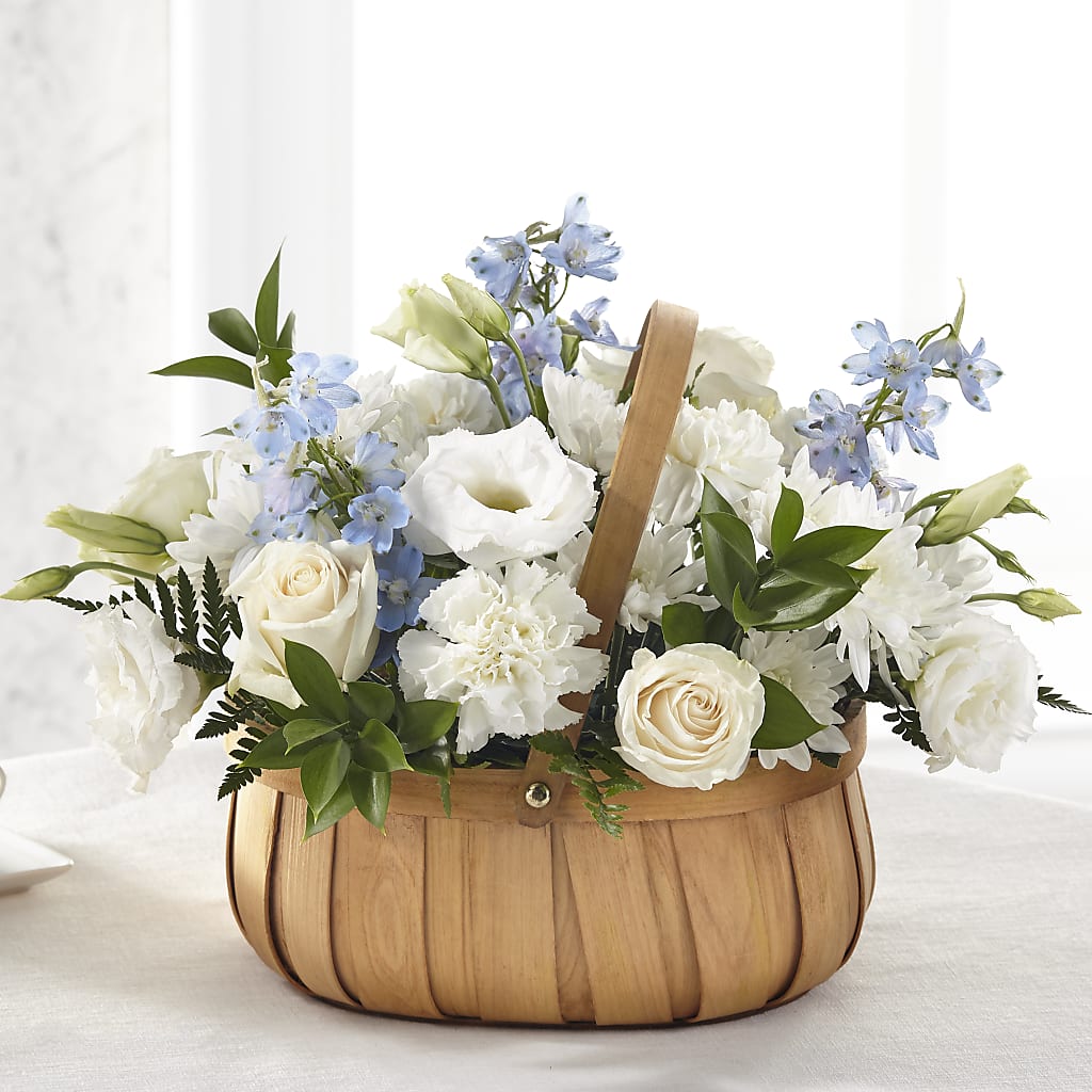 Sincerely Heartfelt Basket – Rustic Daisy Floral, Pahrump NV