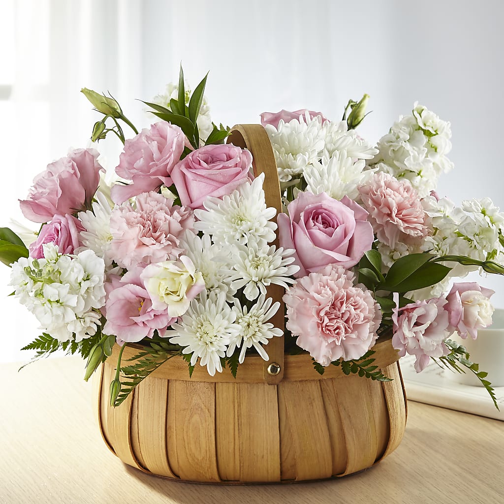 Always Graceful Basket – Rustic Daisy Floral, Pahrump NV
