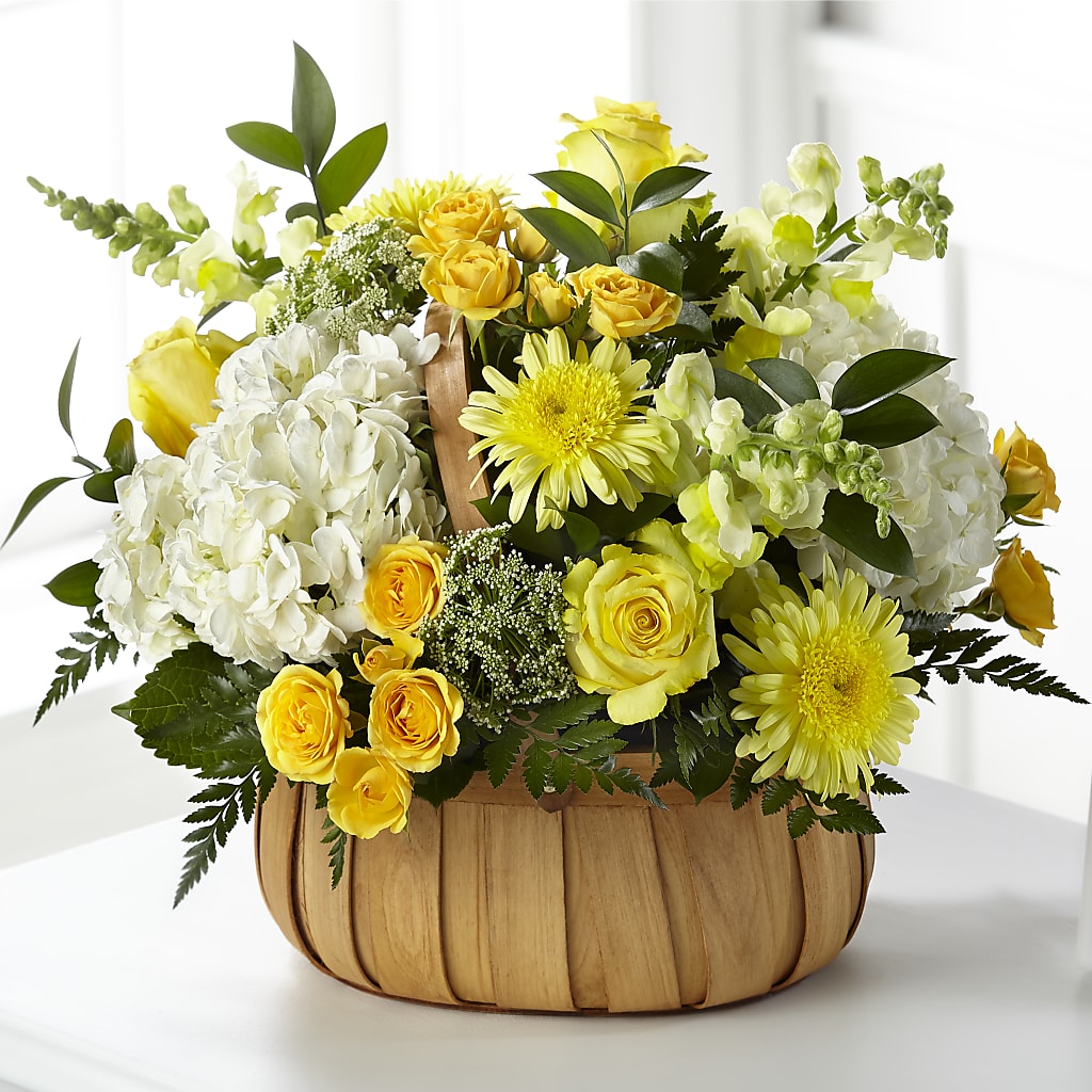 Rustic Remembrance Basket – Rustic Daisy Floral, Pahrump NV