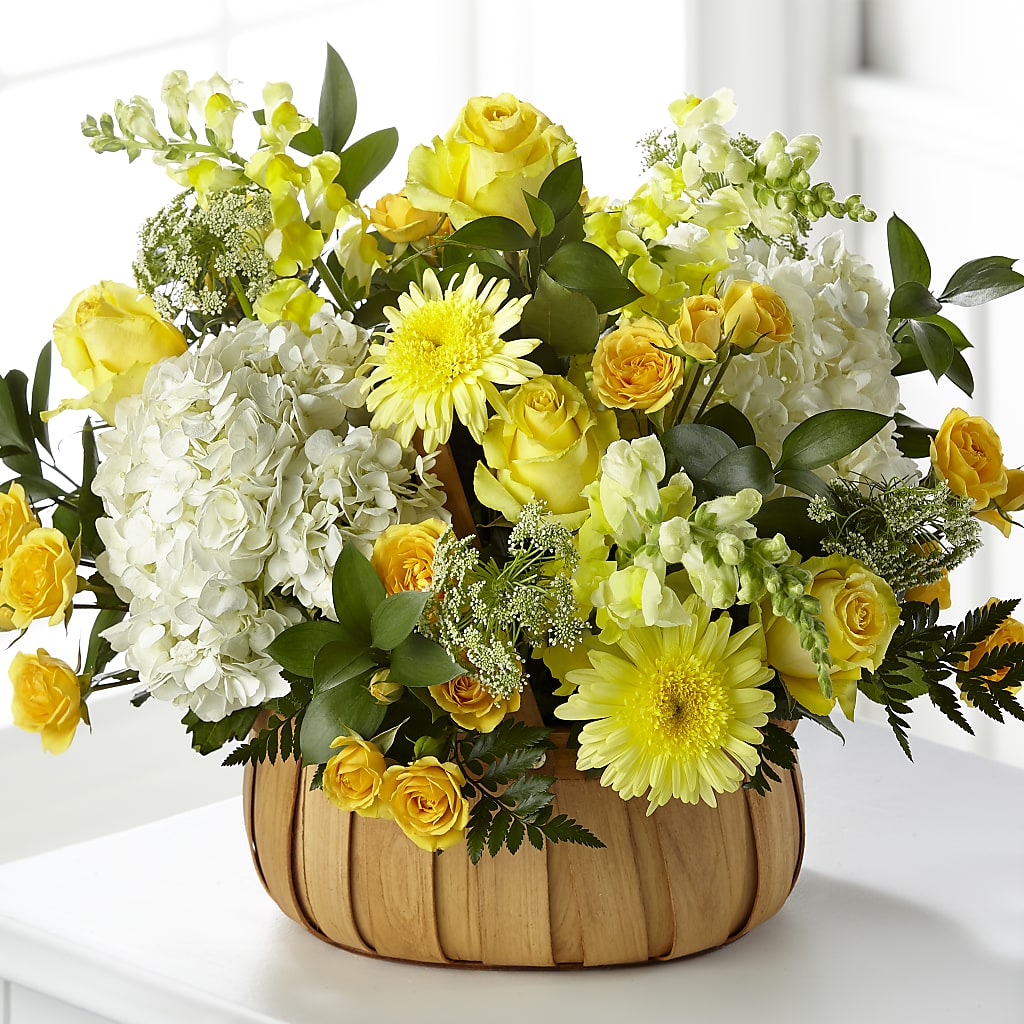 Rustic Remembrance Basket – Rustic Daisy Floral, Pahrump NV