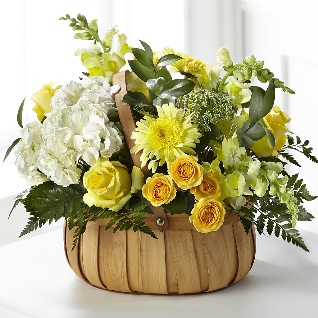 Rustic Remembrance Basket – Rustic Daisy Floral, Pahrump NV