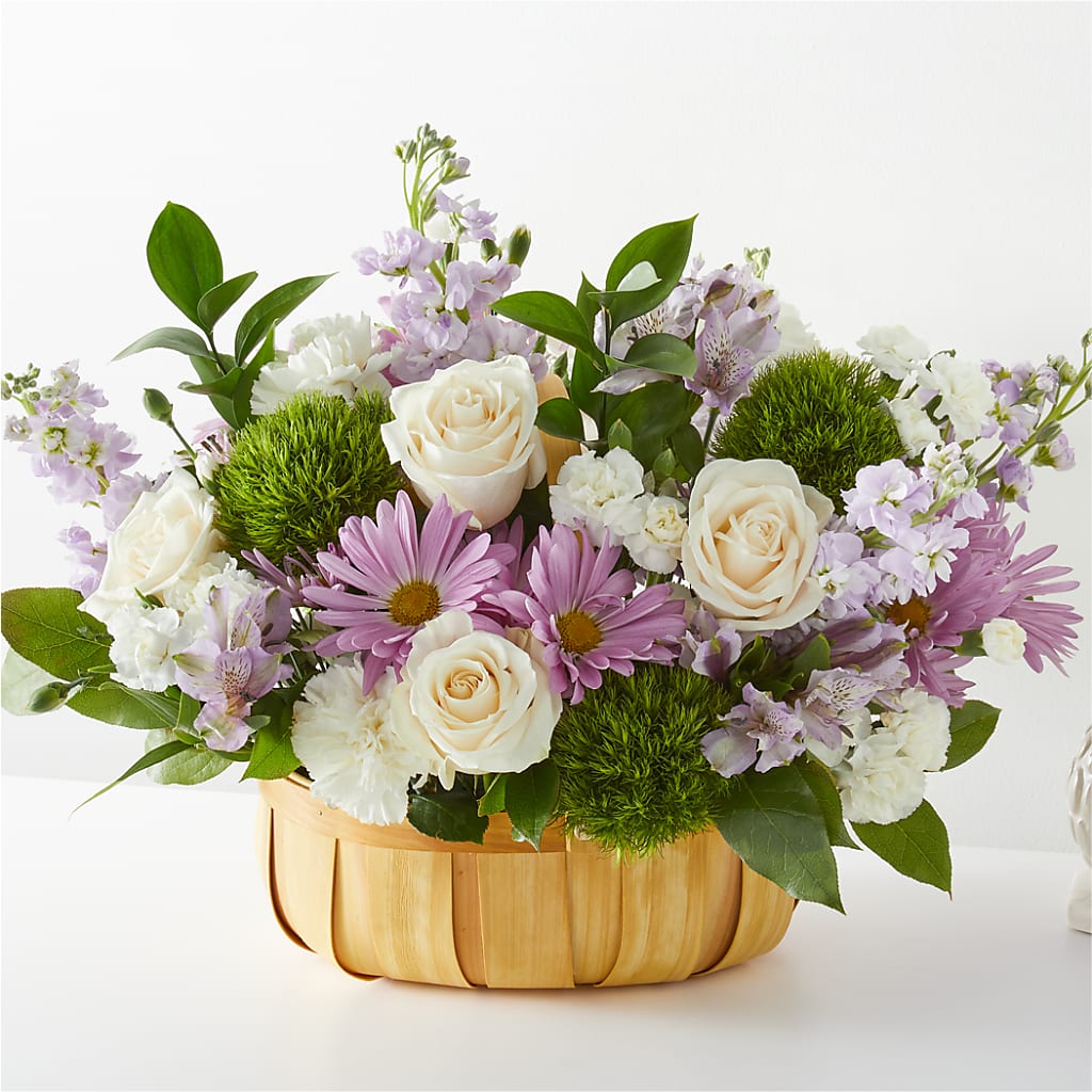 Peace & Love Basket – Rustic Daisy Floral, Pahrump NV