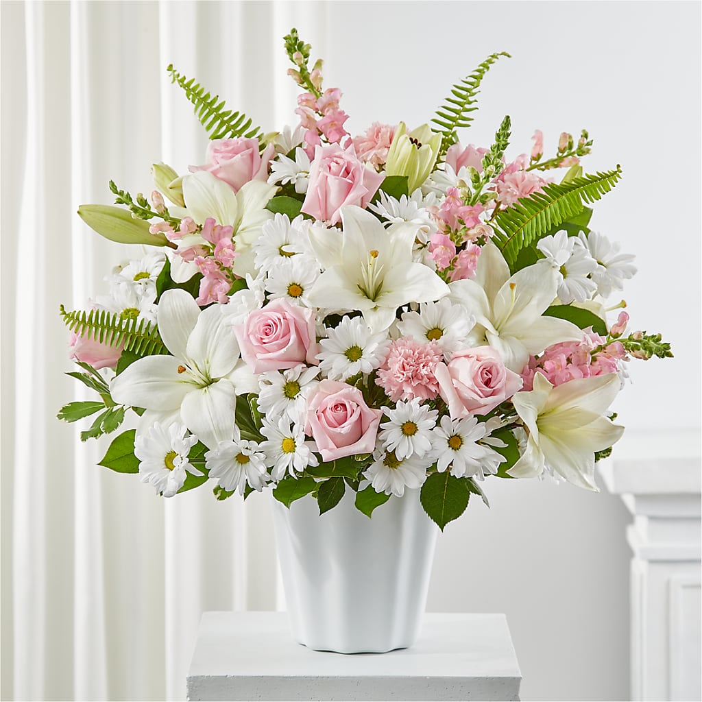 Soft Touch Tabletop Basket – Rustic Daisy Floral, Pahrump NV