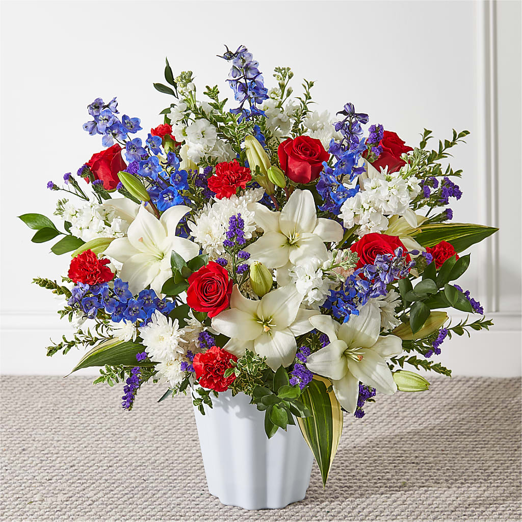 Consoled Floor Basket – Rustic Daisy Floral, Pahrump NV