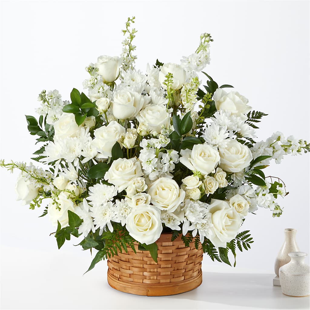 Heartfelt Condolences Arrangement – Rustic Daisy Floral, Pahrump NV