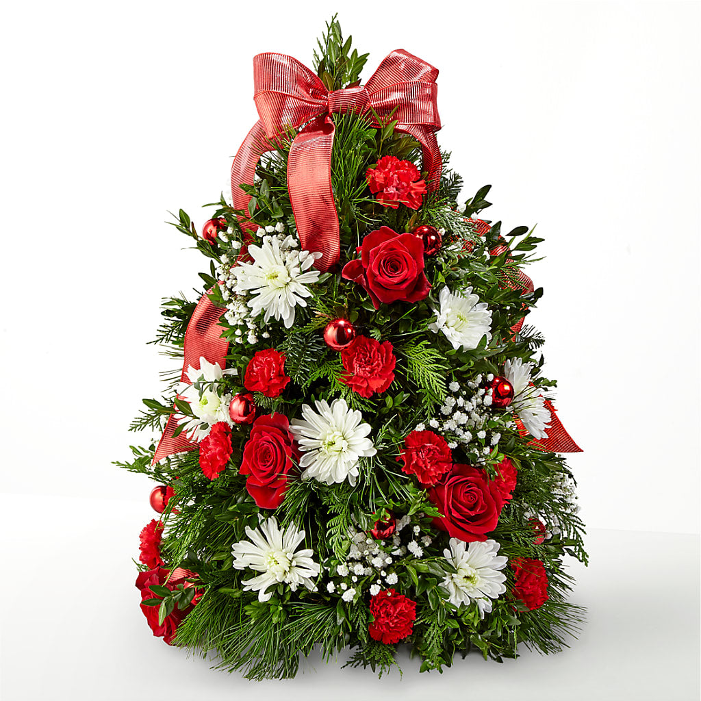 Make It Merry Tree – Rustic Daisy Floral, Pahrump NV