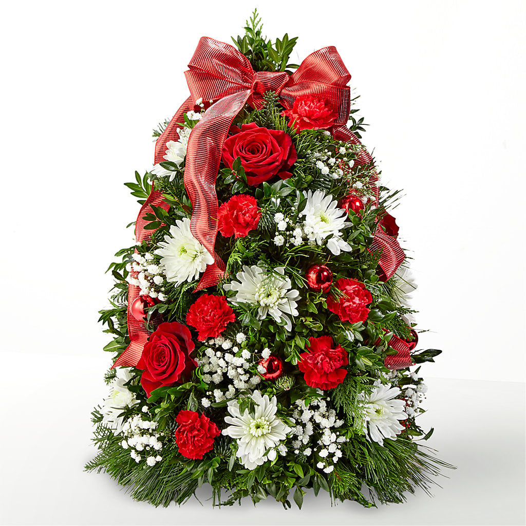 Make It Merry Tree – Rustic Daisy Floral, Pahrump NV