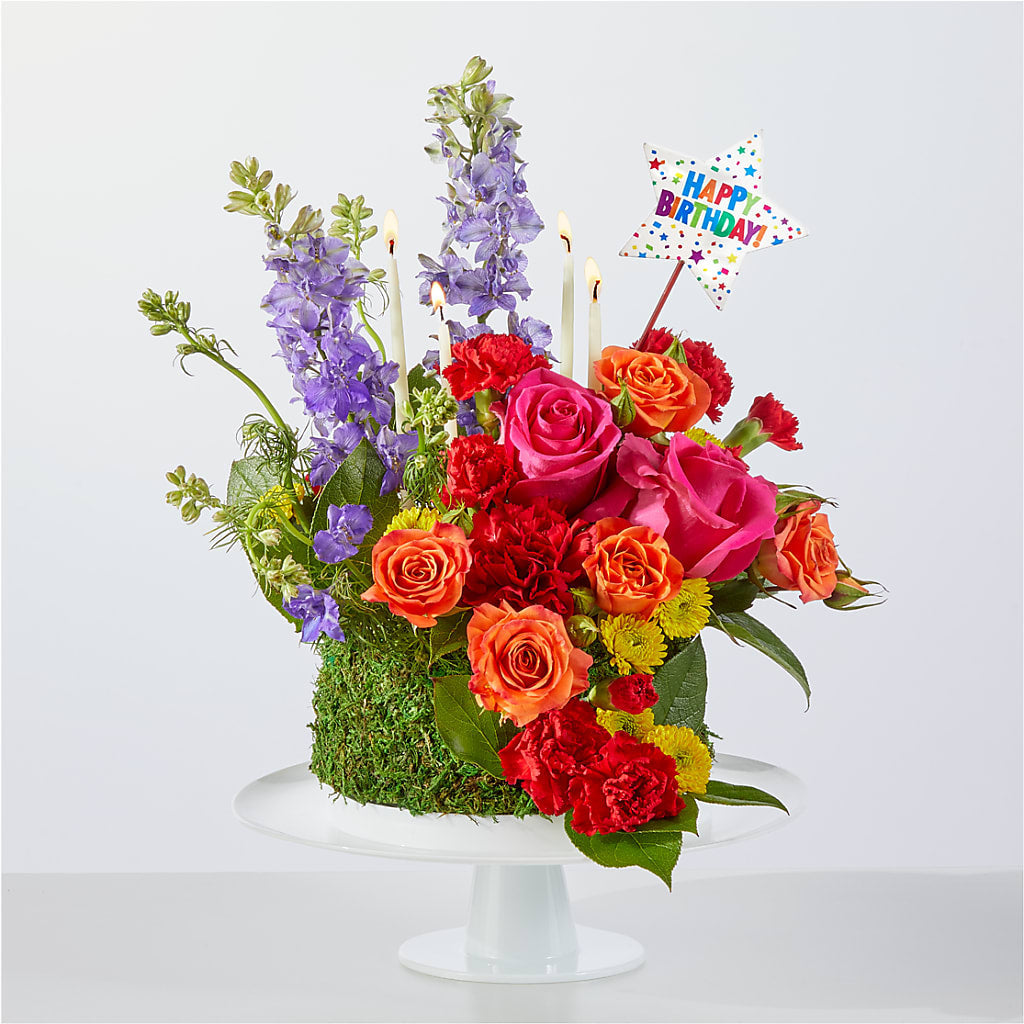 Best Year Yet Floral Cake – Rustic Daisy Floral, Pahrump NV