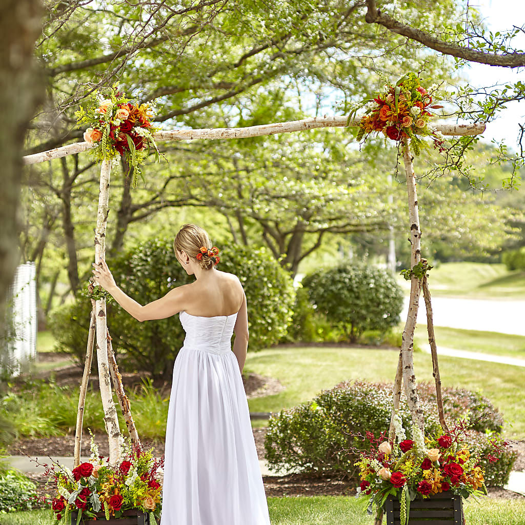 Arbor of Love Archway – Rustic Daisy Floral, Pahrump NV