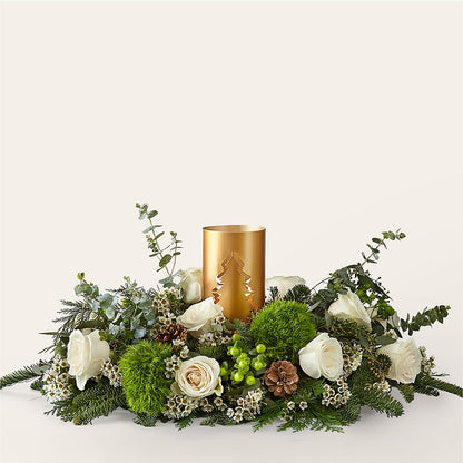 Chestnuts Roasting Centerpiece –  Rustic Daisy Floral, Pahrump NV