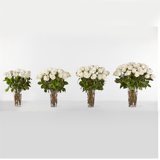 Long Stem White Rose Bouquet –  Rustic Daisy Floral, Pahrump NV