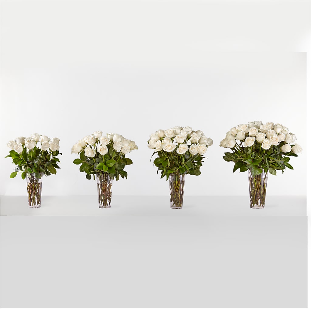 Long Stem White Rose Bouquet –  Rustic Daisy Floral, Pahrump NV