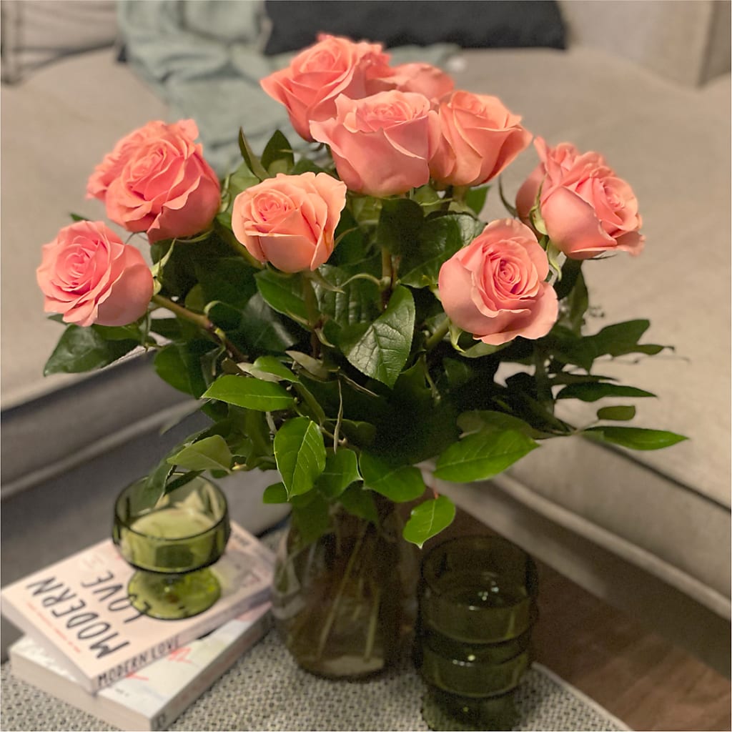 Long Stem Pink Rose Bouquet –  Rustic Daisy Floral, Pahrump NV