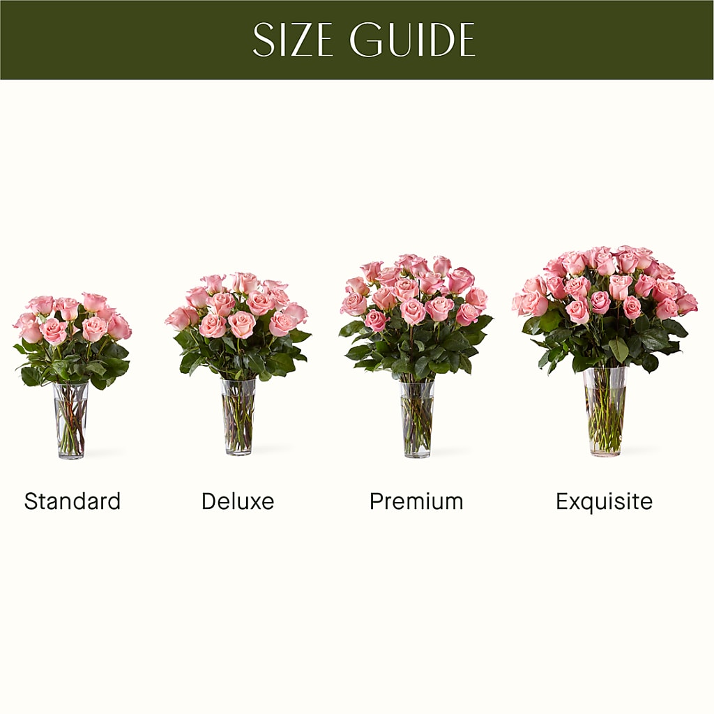 Long Stem Pink Rose Bouquet –  Rustic Daisy Floral, Pahrump NV
