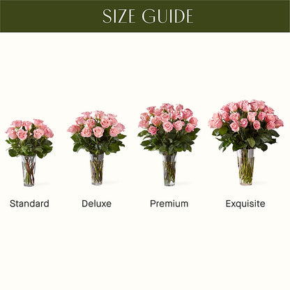 Long Stem Pink Rose Bouquet –  Rustic Daisy Floral, Pahrump NV