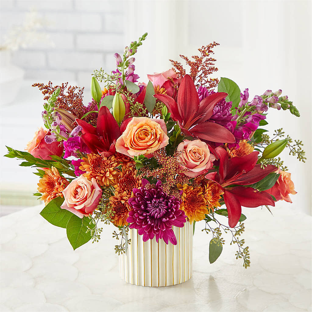 Burgundy Landscape Bouquet –  Rustic Daisy Floral, Pahrump NV