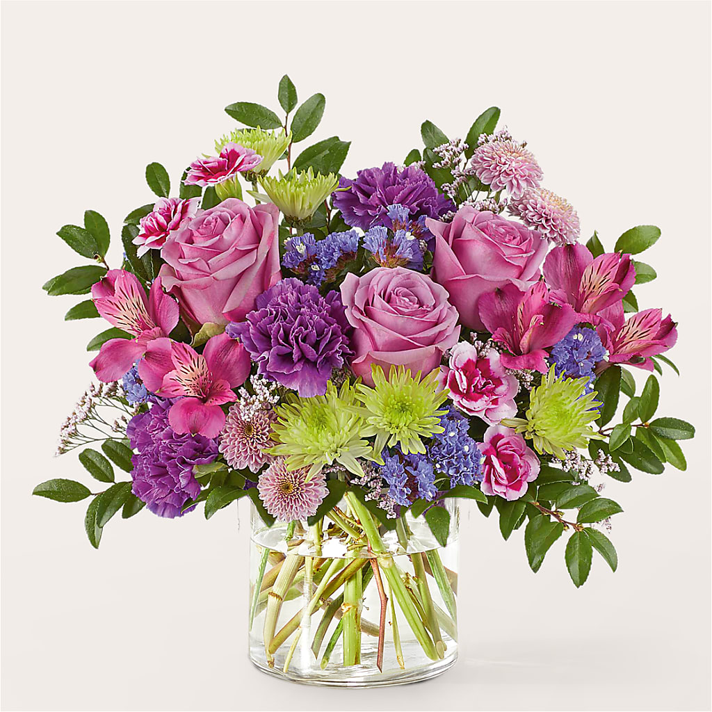 Glass Half Full Bouquet –  Rustic Daisy Floral, Pahrump NV