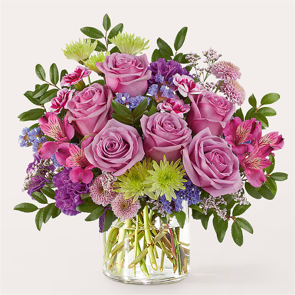 Glass Half Full Bouquet –  Rustic Daisy Floral, Pahrump NV