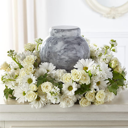 Timeless Tribute Cremation Adornment –  Rustic Daisy Floral, Pahrump NV