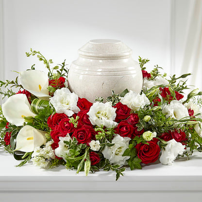 In My Memories Cremation Adornment –  Rustic Daisy Floral, Pahrump NV