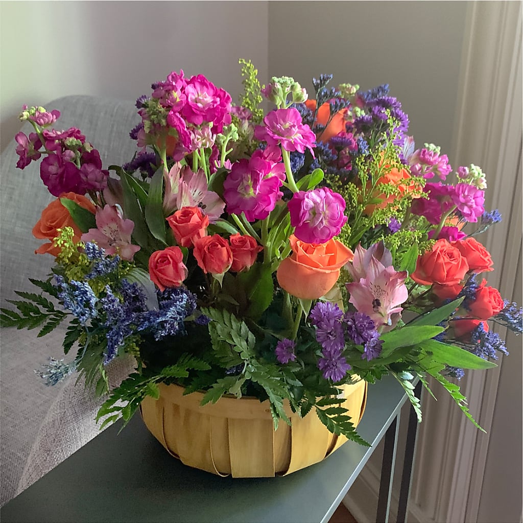 Garden of Life Basket –  Rustic Daisy Floral, Pahrump NV