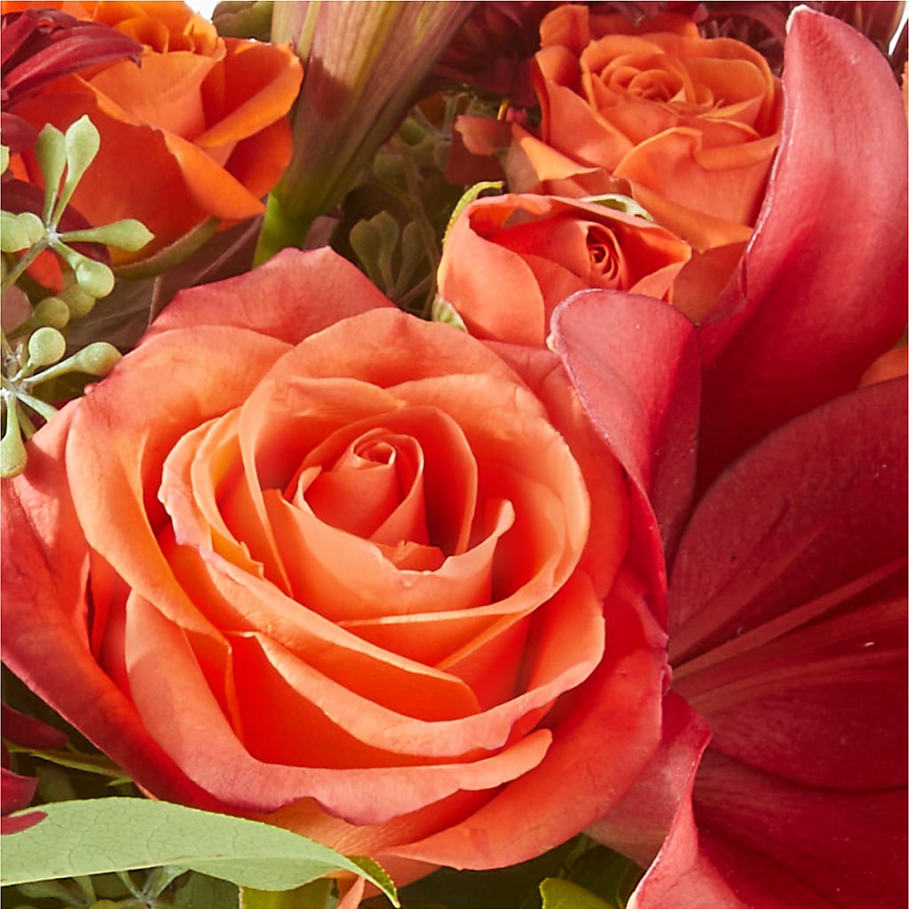 Crimson Leaves Bouquet –  Rustic Daisy Floral, Pahrump NV