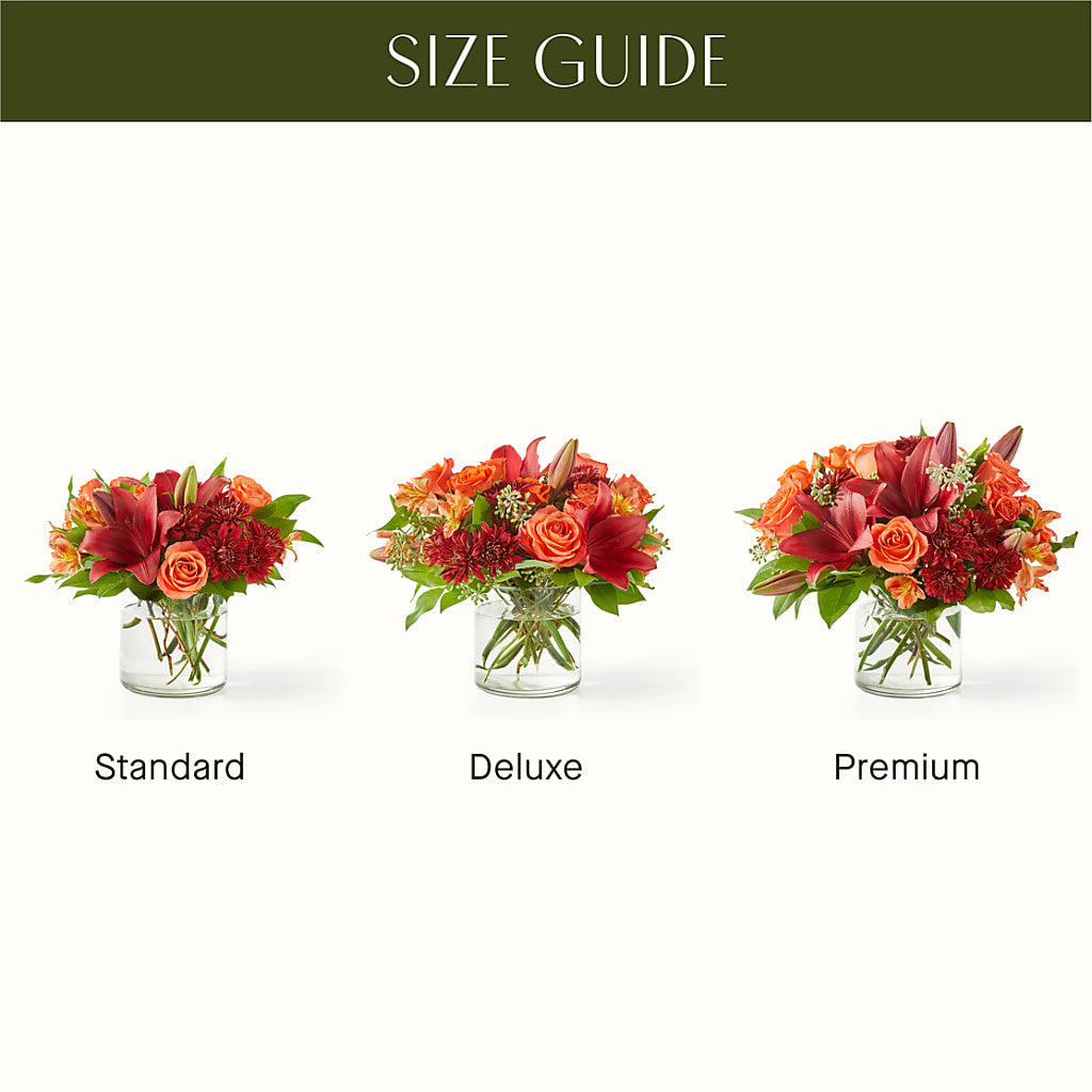 Crimson Leaves Bouquet –  Rustic Daisy Floral, Pahrump NV