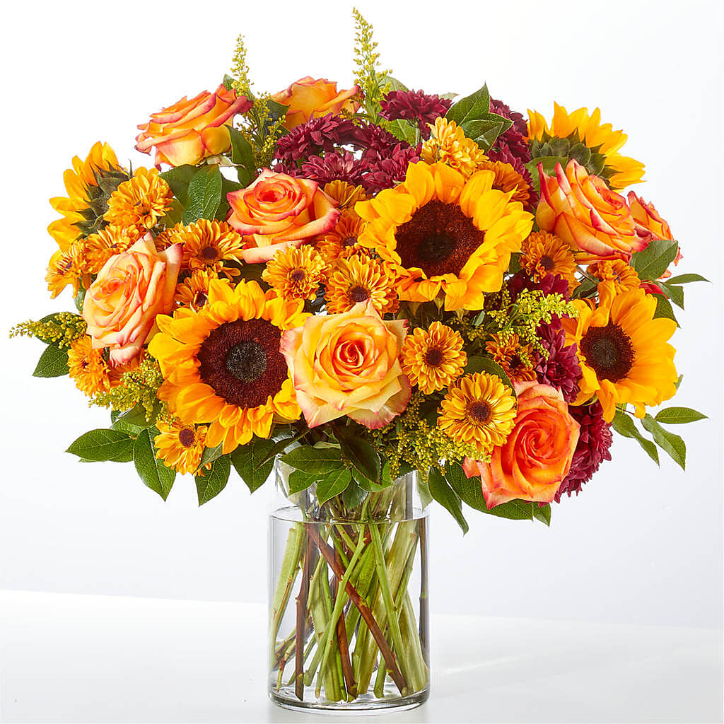 Flannel Scarf Bouquet –  Rustic Daisy Floral, Pahrump NV