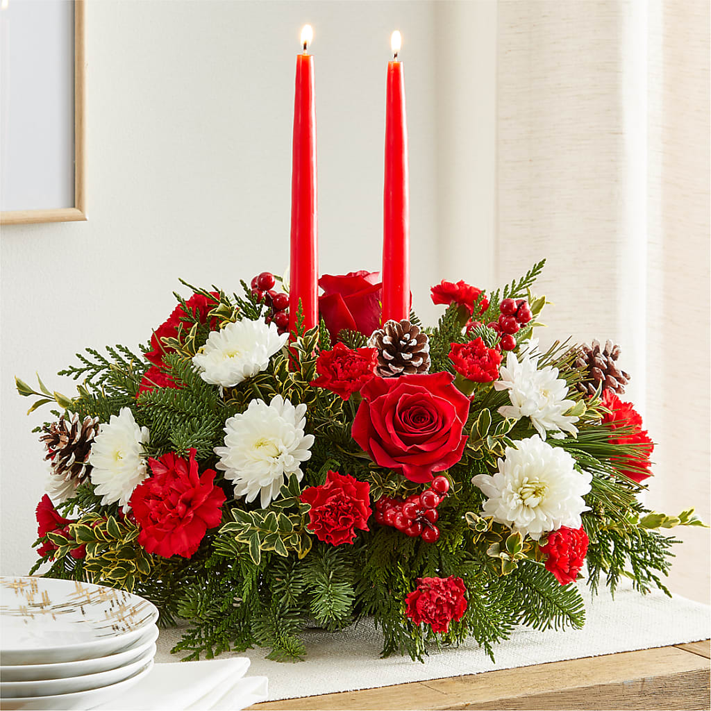 Holiday Soiree Centerpiece –  Rustic Daisy Floral, Pahrump NV