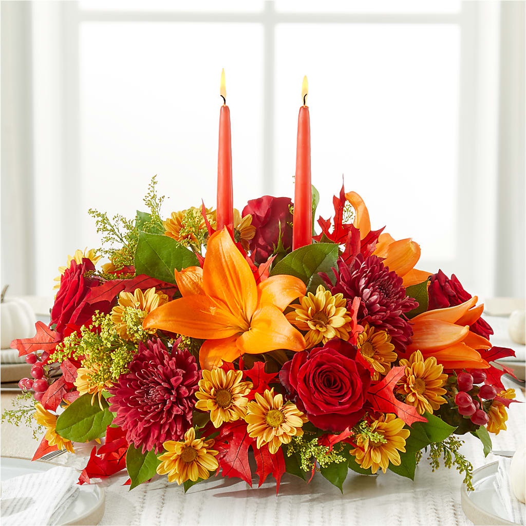 Autumn's Embrace Centerpiece –  Rustic Daisy Floral, Pahrump NV