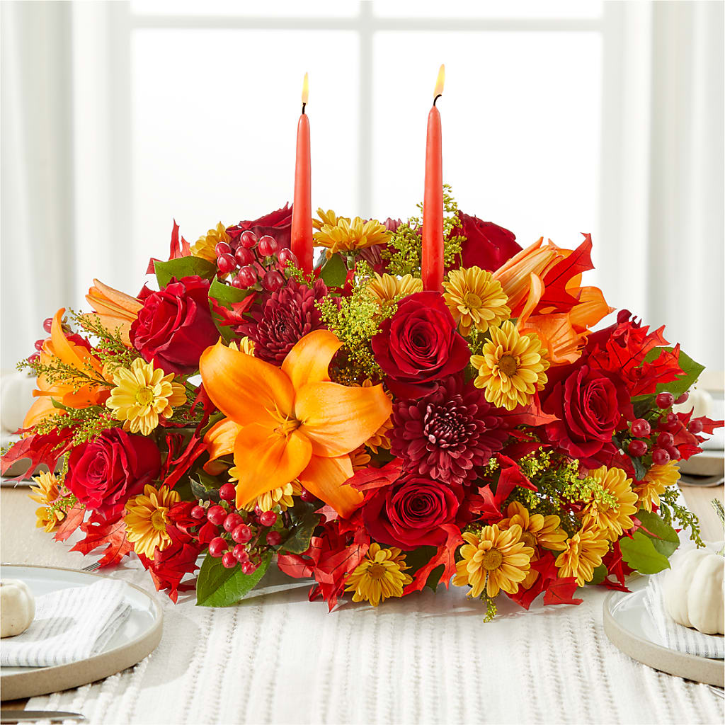 Autumn's Embrace Centerpiece –  Rustic Daisy Floral, Pahrump NV