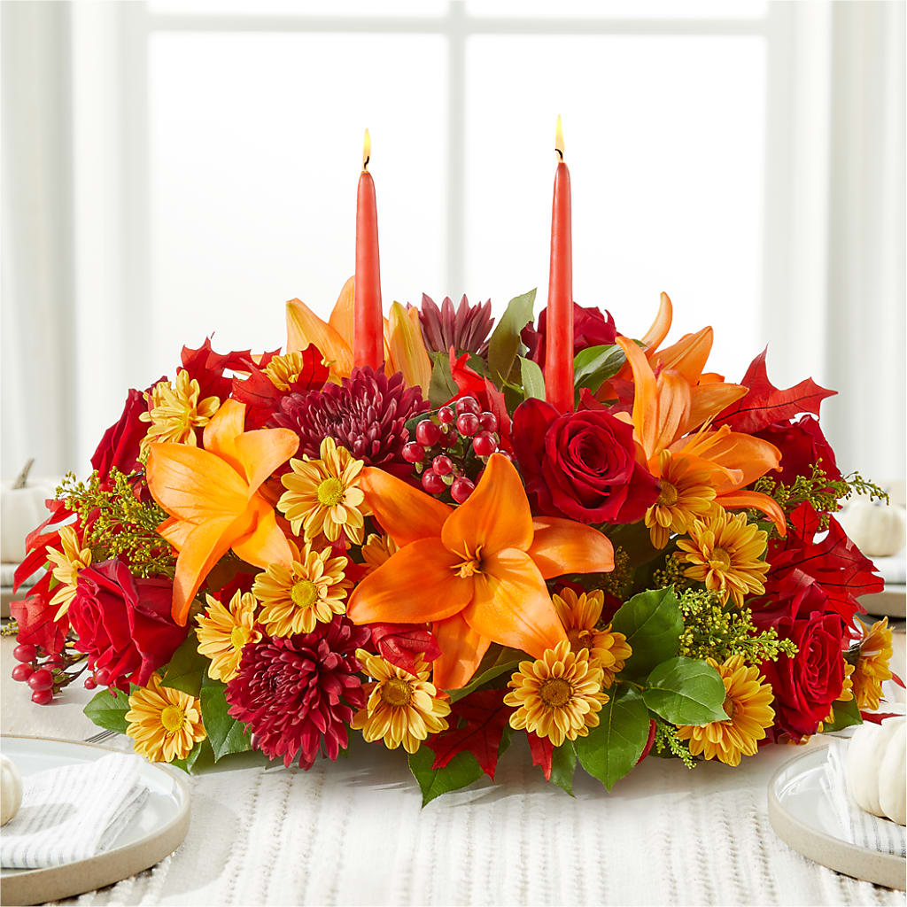 Autumn's Embrace Centerpiece –  Rustic Daisy Floral, Pahrump NV