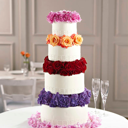 Infinite Love Cake Décor –  Rustic Daisy Floral, Pahrump NV
