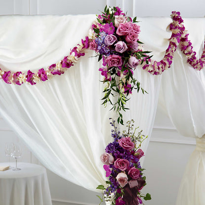 Color & Light Chuppah Decor –  Rustic Daisy Floral, Pahrump NV