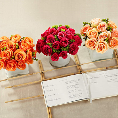Dawn Rose Centerpiece –  Rustic Daisy Floral, Pahrump NV